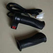 Handlebars throttle for ebike with reverse switch , bicycle accelerator , E-bike Twist grip , electric bike Grips