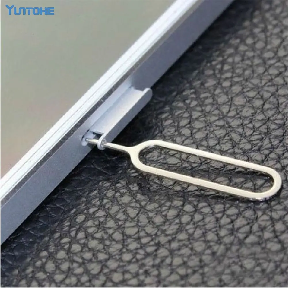 10000pcs Metal Sim Card Tray Removal Eject Pin Key Tool Needle For