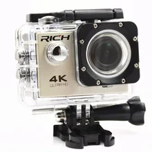 10 шт./партия 4 K Wifi Экшн-камера V905R 4 K/30fps 1080 P/60fps 720 P/120fps 2," 170D шлем Cam мини-камера водонепроницаемая Экшн-камера