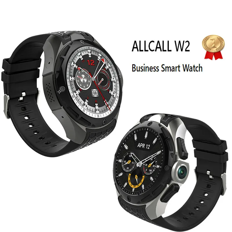 Smartwatch 3G GPS waterproof Heart rate monitor smart watch android Call Message Speaker smart electronics ALLCALL W2 pk q7 KW88