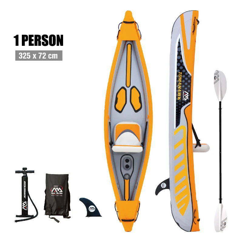

Aqua marina tomahawk Inflatable kayak drop stitch PVC kayak reinforced kayak portable kayak inflatable rowing boat