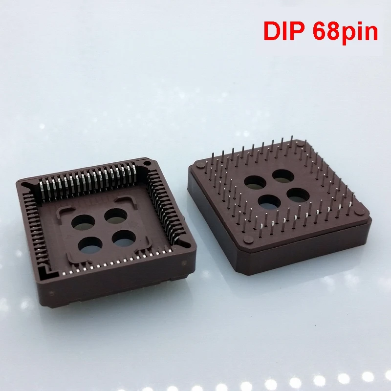 PLCC 68pin IC socket for microcontroller socket DIP connector 10pcs/lot