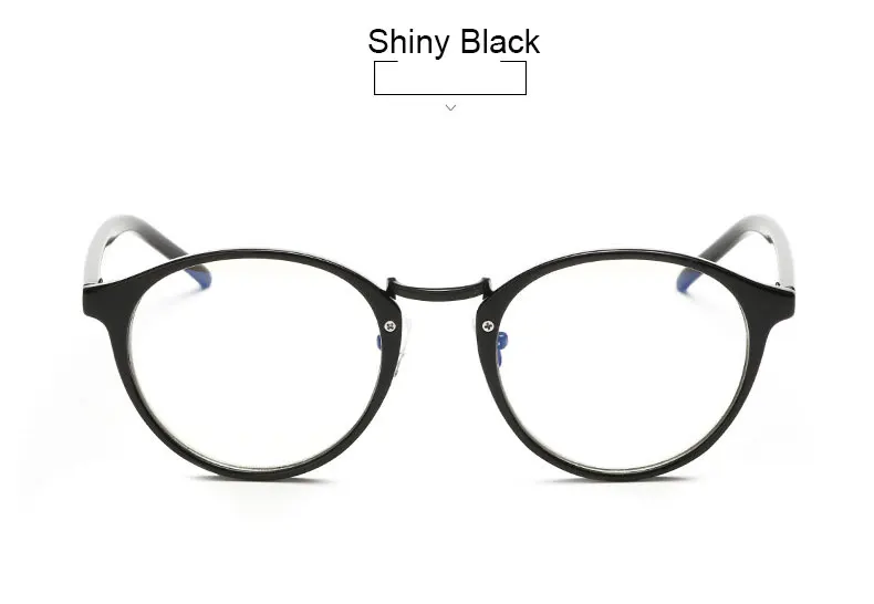 Круглые прозрачные очки с защитой от синего излучения, компьютерные очки для мужчин и женщин, модная оправа для очков Oculos De Grau, прозрачное покрытие линз