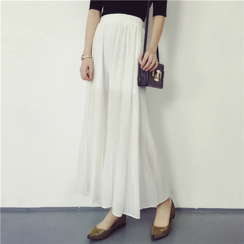 Popular White Palazzo Pants Chiffon-Buy Cheap White