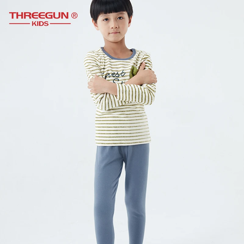 

Thermal Underwear Boys Cartoon Lion Long Johns Cotton Soft Warm Children Sleepwear Kids Pajamas Shirts + Pants 2 Piece Underwear