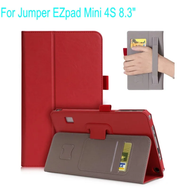 Кожаный чехол для перемычки EZpad Mini4s держатель карт на магнитах подставка Mini 4S 8 3