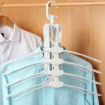 

HUIYI HOME Multilayer Magic Hanger Foldable Clothing Storage Racks Saving Space Shelf EDA003