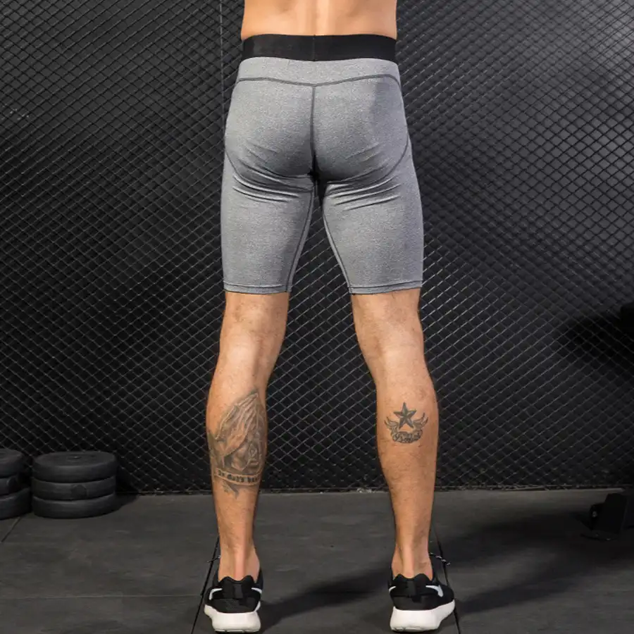 lycra gym shorts mens