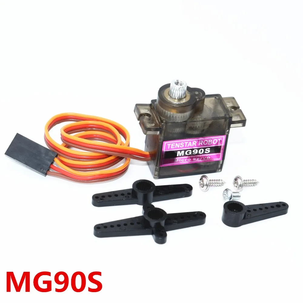 

20pcs MG90S Metal gear Digital 9g Servo For Rc Helicopter plane boat car MG90 9G