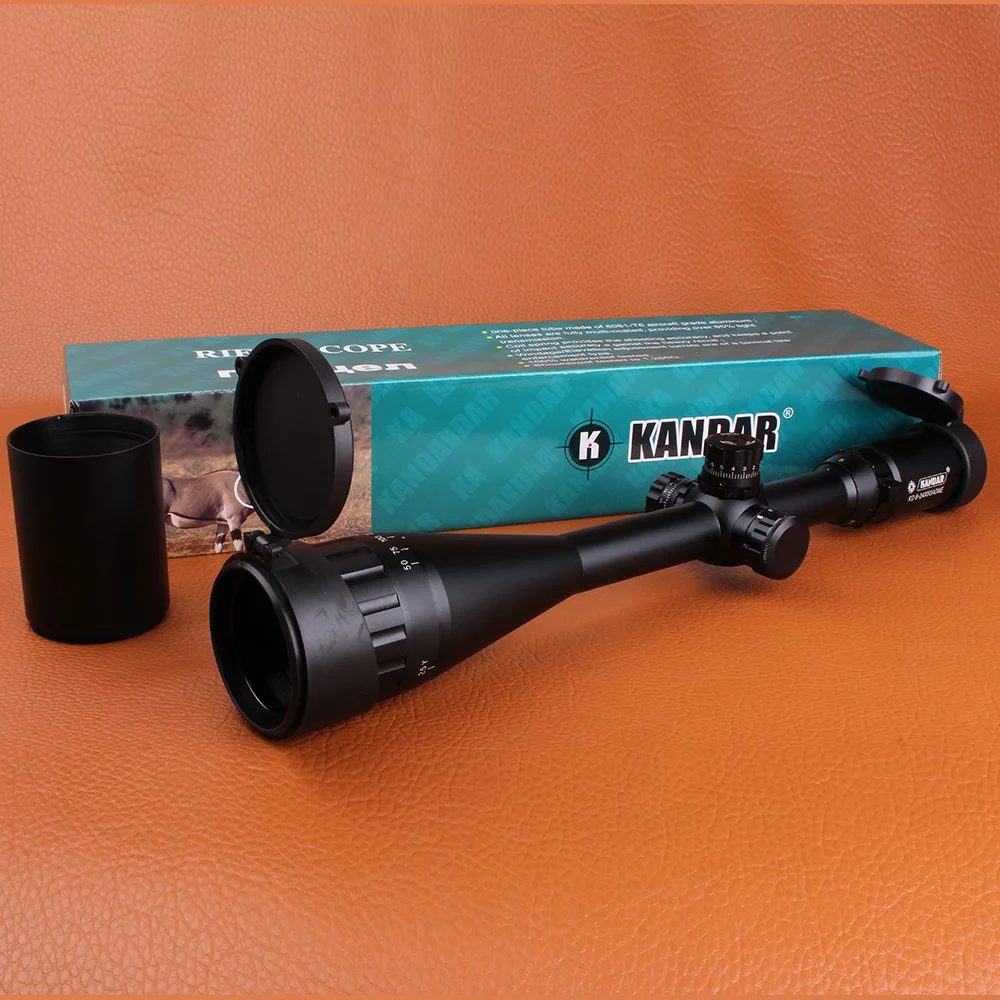 

KANDAR 6-24X50AOE Hunting Riflescope Red Green Blue Illuminated Mil-dot Reticle Locking Tactical Optical Sights For Hunter Rifle