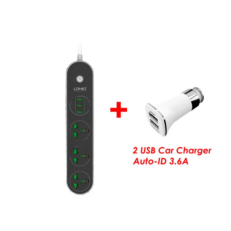 3.1A 5V 3 USB Smart Charger AC Converter Sockets 110v 220V Universal Extension Power Adapter With EU US UK Plug Cord Switch - Цвет: w C301