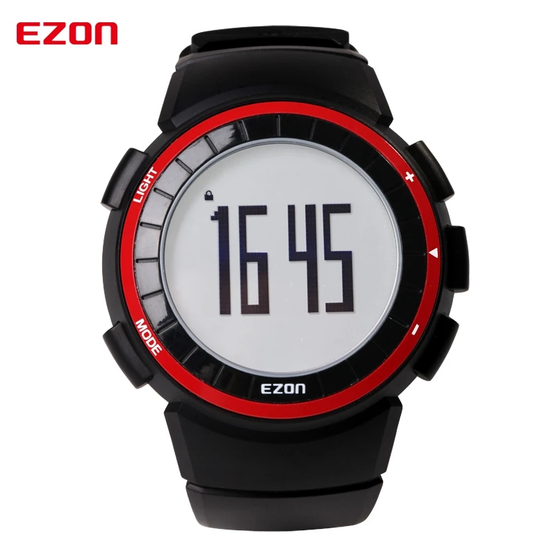 EZON calorie pedometer sports watch waterproof watch electronic men and women watches chronograph counters buck paragraph