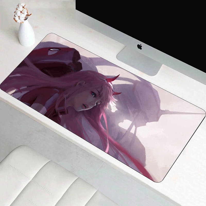 Продажа SIANCS 80x40 см большой XL Darling in the FranXX коврик для мыши Противоскользящий 02 аниме сексуальный коврик для мыши игровой геймер Коврик для мыши Клавиа...