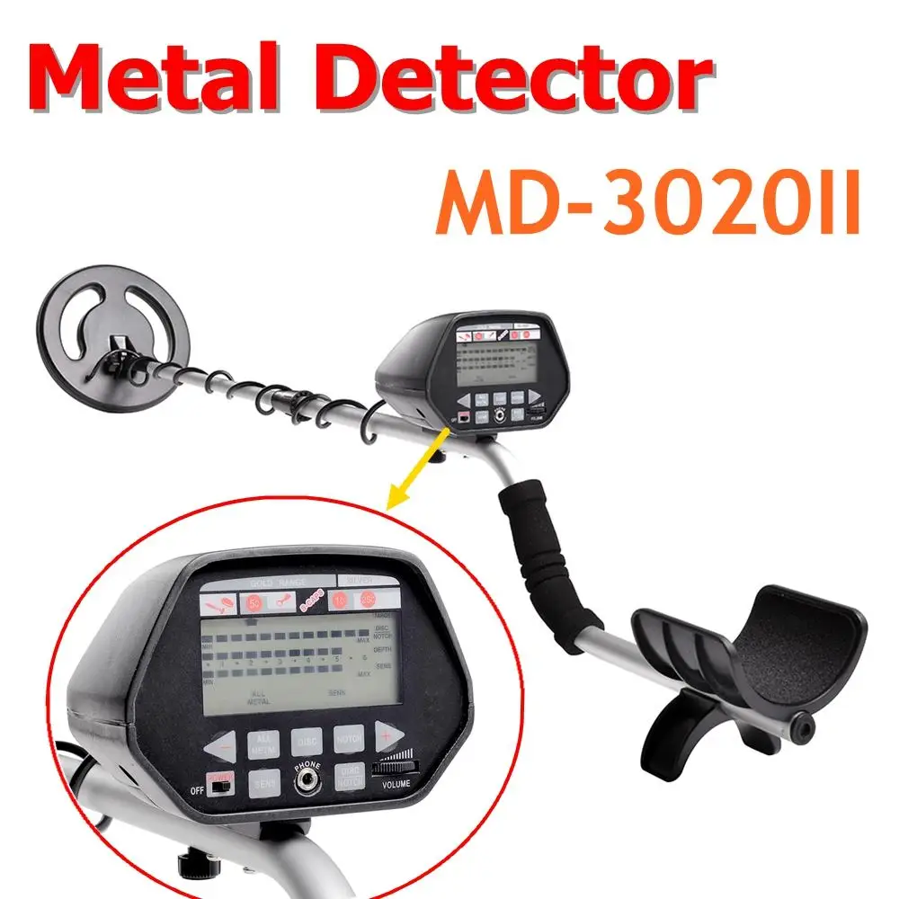 

NEW Underground Metal Detector MD-3020II Gold Detectors MD-3020II Treasure Hunter Detector Circuit Metales
