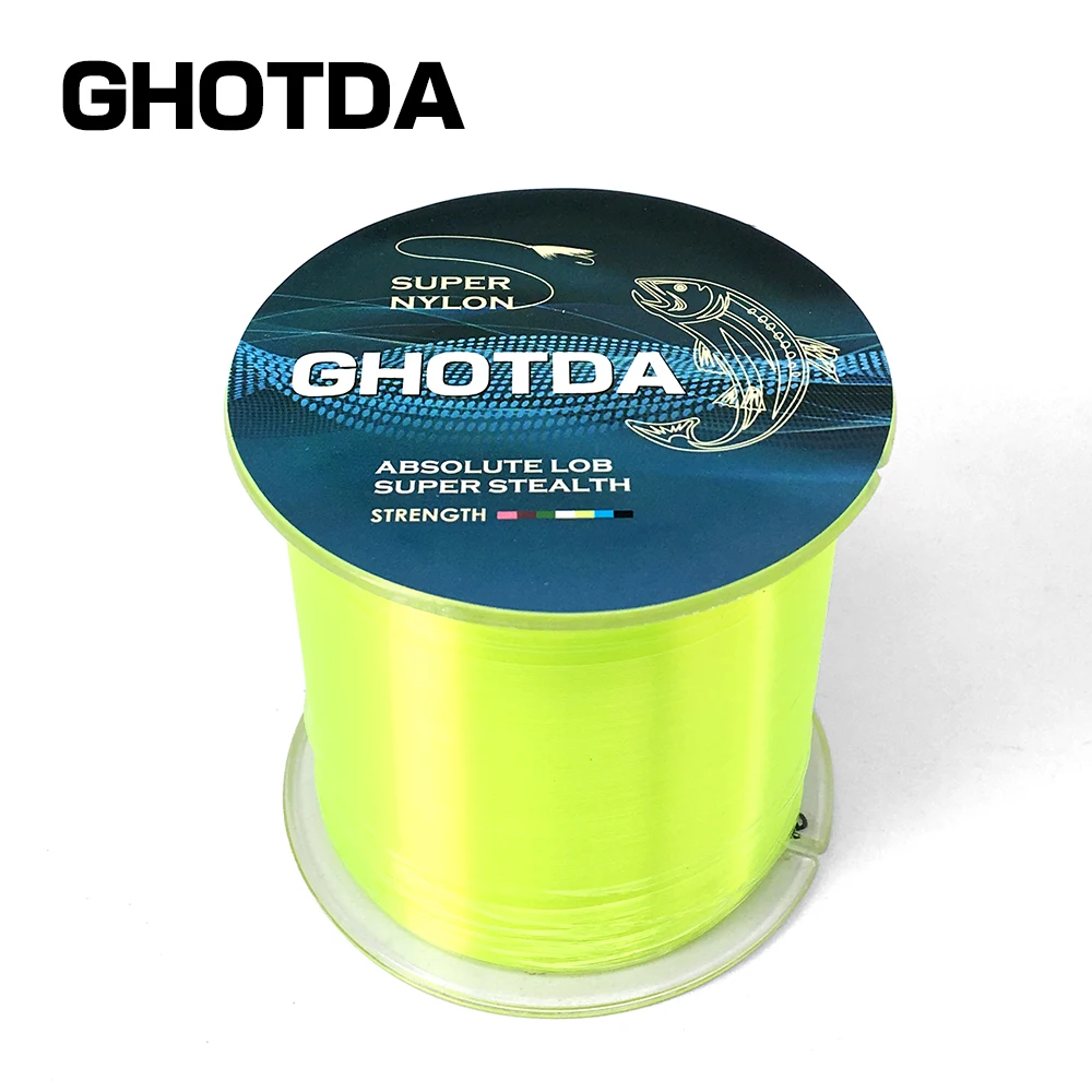 500M Nylon Fishing Line Monofilament Japan Material Super Strong Carp Fishing Line 4.4-28.6LB