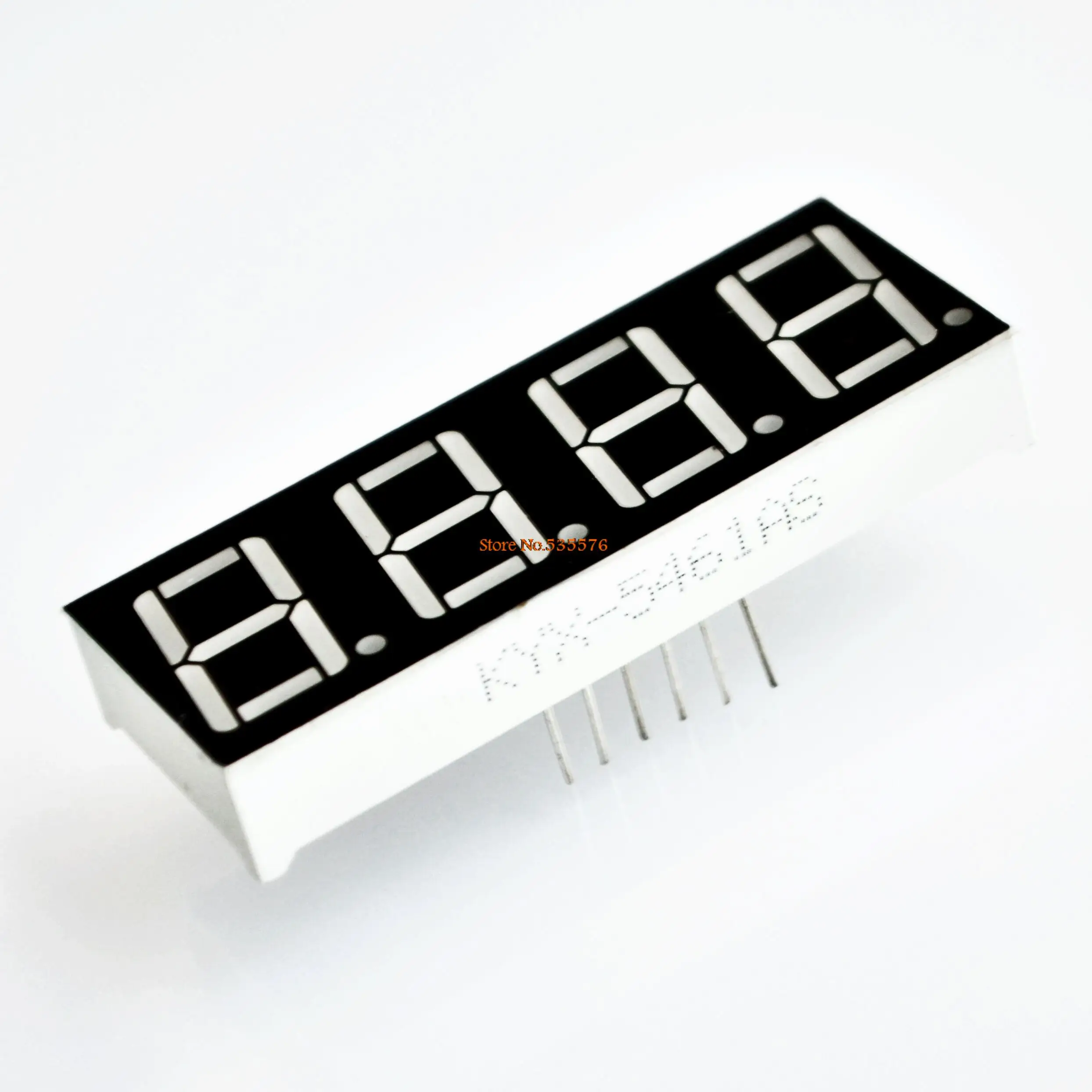 

0.56 Inch 7 Seven Segment 4 Digits Red Clock LED Display Common Anode Time 12 Pins