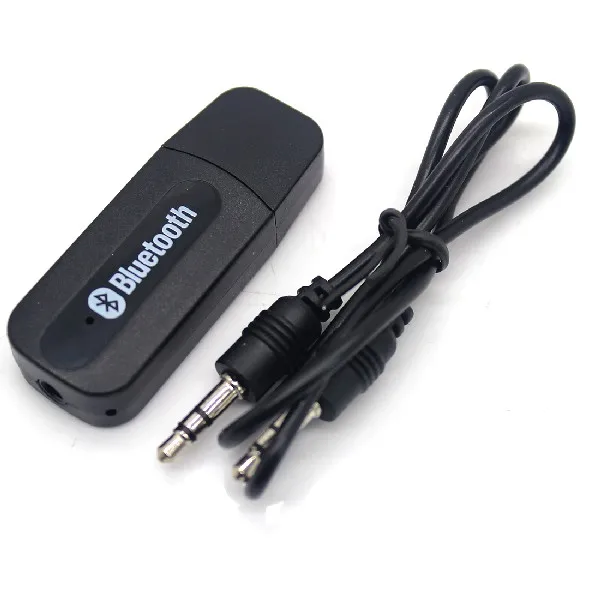 USB Bluetooth Music Receiver A2DP Wireless 3.5mm Stereo Audio Dongle Adapter