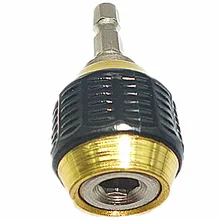 1/4 дюйма в шестигранном быстроразъемном патроне держатель сверла быстросменная Ударная дрель-шуруповерт 6,35 мм шестигранный хвостовик ударная Отвертка Держатель Бит