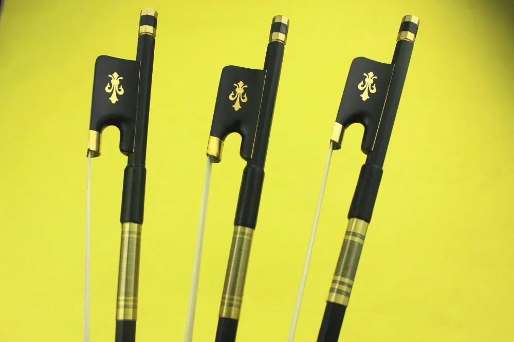 

8 pcs black carbon fiber viola Professional Bow Ebony Frog, viola Accessories.