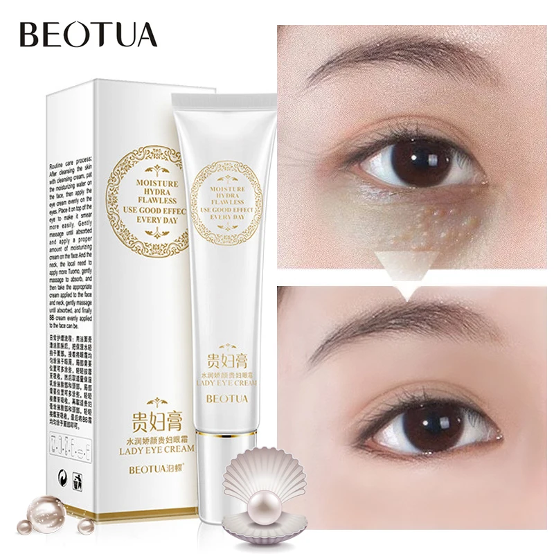 

BEOTUA Pearl Moisture Hydra Lady Eye Cream Anti Winkles Skin Care Collagen Anti-aging Remover Dark Against Puffiness And Bags