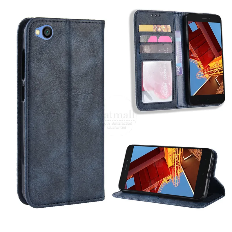 ل Xiaomi Redmi الذهاب حالة كتاب محفظة خمر ضئيلة المغناطيسي أغلفة جلدية فتحة للبطاقات حامل لينة غطاء الفاخرة الهاتف المحمول حقيبة