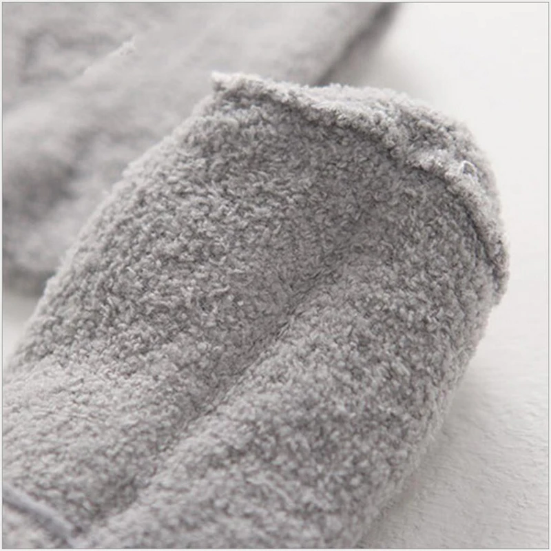 Зимние мягкие носки для новорожденных мальчиков и девочек; теплые зимние носки для малышей хлопковые носки-тапочки для новорожденных детей