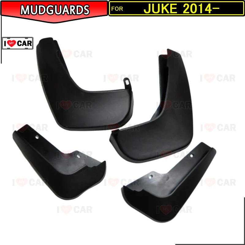 

Mudguard for Nissan Juke 2014-2018 mud flaps car 4 pcs splash guards mud flap car styling decoration exterior protect