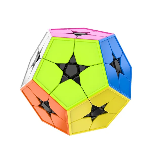 MoYu Cubing класс Meilong 2x2 KIBIMINX Stickerless волшебный куб 12 Сторон Додекаэдр 2x2x2 профессиональные развивающие игрушки - Цвет: stickerless