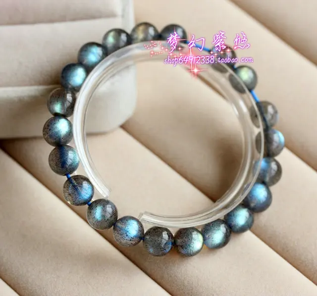 Grey Natural Moonstone Bracelet The Blue Grey Natural Moonstone Bracelet The Blue Labradorite Blu Ray Women Crystal