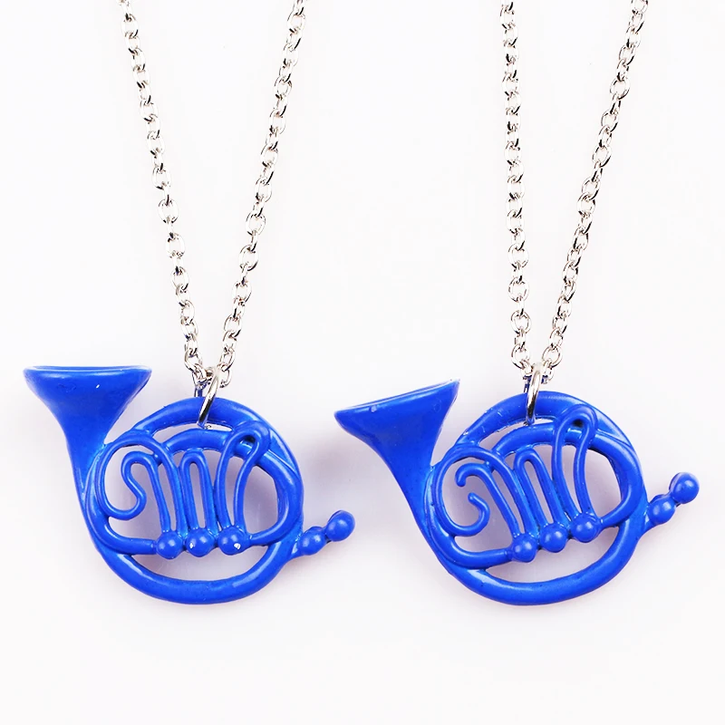 

How I Met Your Mother Necklace blue French horn yellow umbrella high quality pendant necklace For Women Men Fashion jewelry Gift