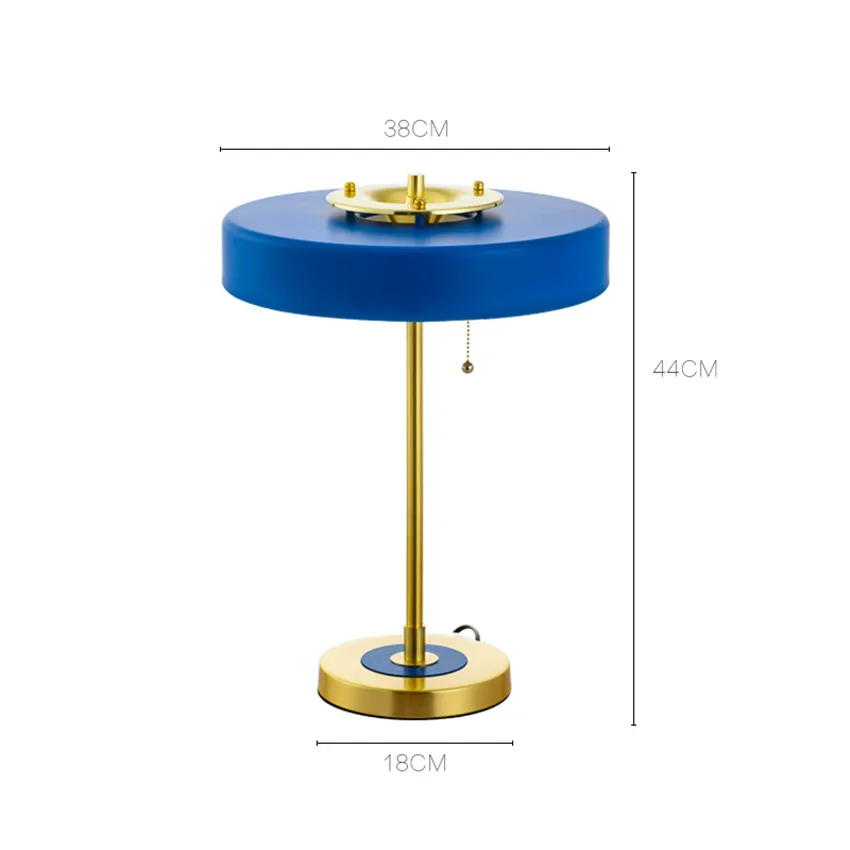 Современная настольная лампа для спальни прикроватная железная настольная лампа домашний декоративный стол крышка лампы для гостиной Лофт Кабинет Детская комната настольная лампа