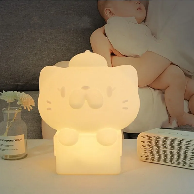 

Children Animal Cartoon Lucky Cat LED Night Light New Year Christmas Gift Home Decoration Bedroom Night Lighting Table Lamp