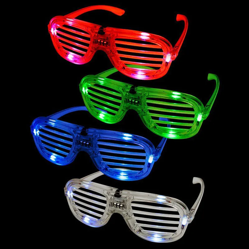 

Flashing Party LED Light Glasses For Party Birthday Party Funny Tricky Fluorescent Luminous Rave Costume Party DJ Bright