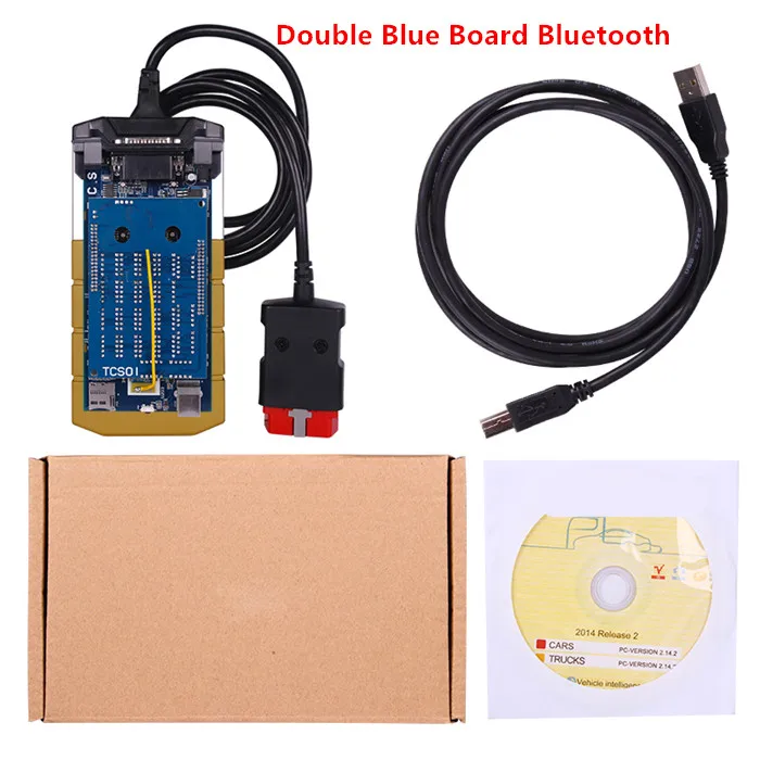 Автомобильный диагностический инструмент для грузовиков, Bluetooth/USB, одиночный/двойной зеленый PCB OBD2 сканер, реле. R3/. R1 со сканером Keygen VCI - Цвет: Белый