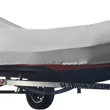 600D PU покрытая крышка надувной шлюпки, подходит для 6 1/2 'до 8' длиной, 4 1/2 'шириной, 16 1/" высотой. Размер: 210-240X135X50cm