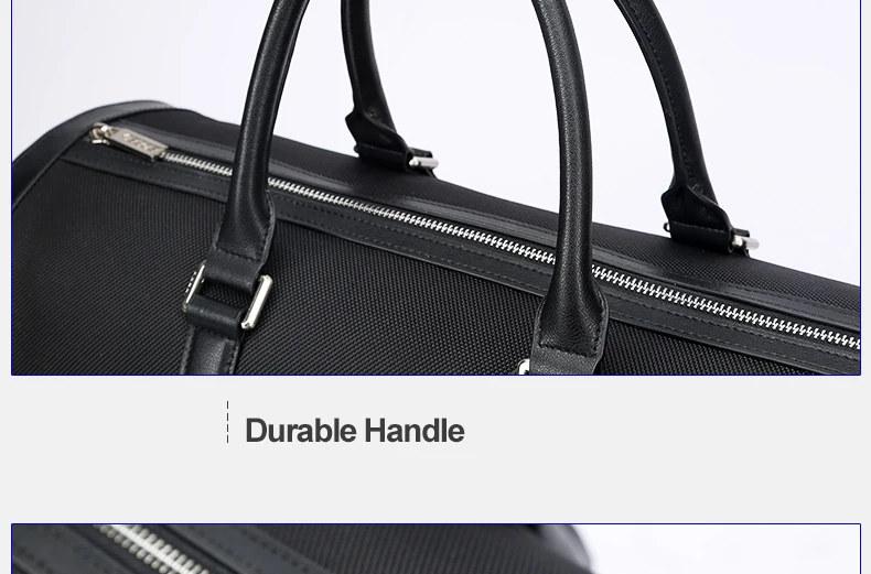 BOPAI, дизайн, деловые мужские дорожные сумки, унисекс, большая сумка, водонепроницаемая, мужская сумка на плечо, женская сумка для багажа, черный цвет