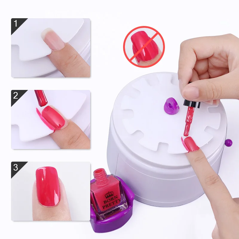 Plastic Mini Nail Printer Machine Portable DIY Nail Device Manicure Nail Art Polish Tools