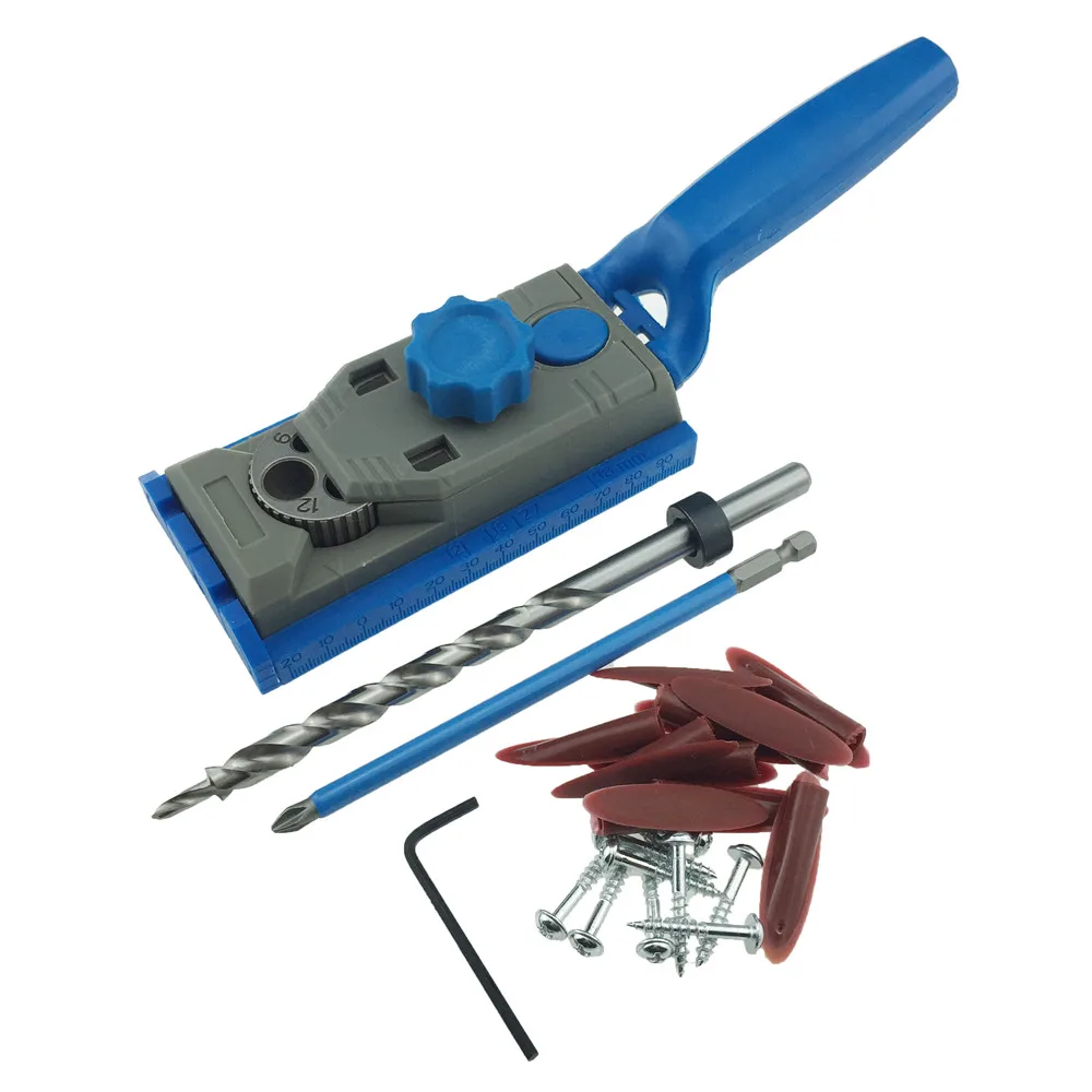 ALLSOME-Pocket-Hole-Jig-Kit-Set-Woodworking-9-5mm-Drill-Guide-Sleeve-For-Kreg-Pilot-Wood