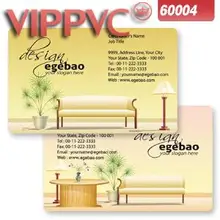 A60004 Best прозрачный ПВХ печати карт