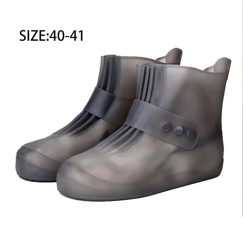 ПВХ водостойкие покрытие на обувь от дождя многоразовые резиновые чехлы для обуви унисекс Нескользящие эластичные галоши обувь аксессуары