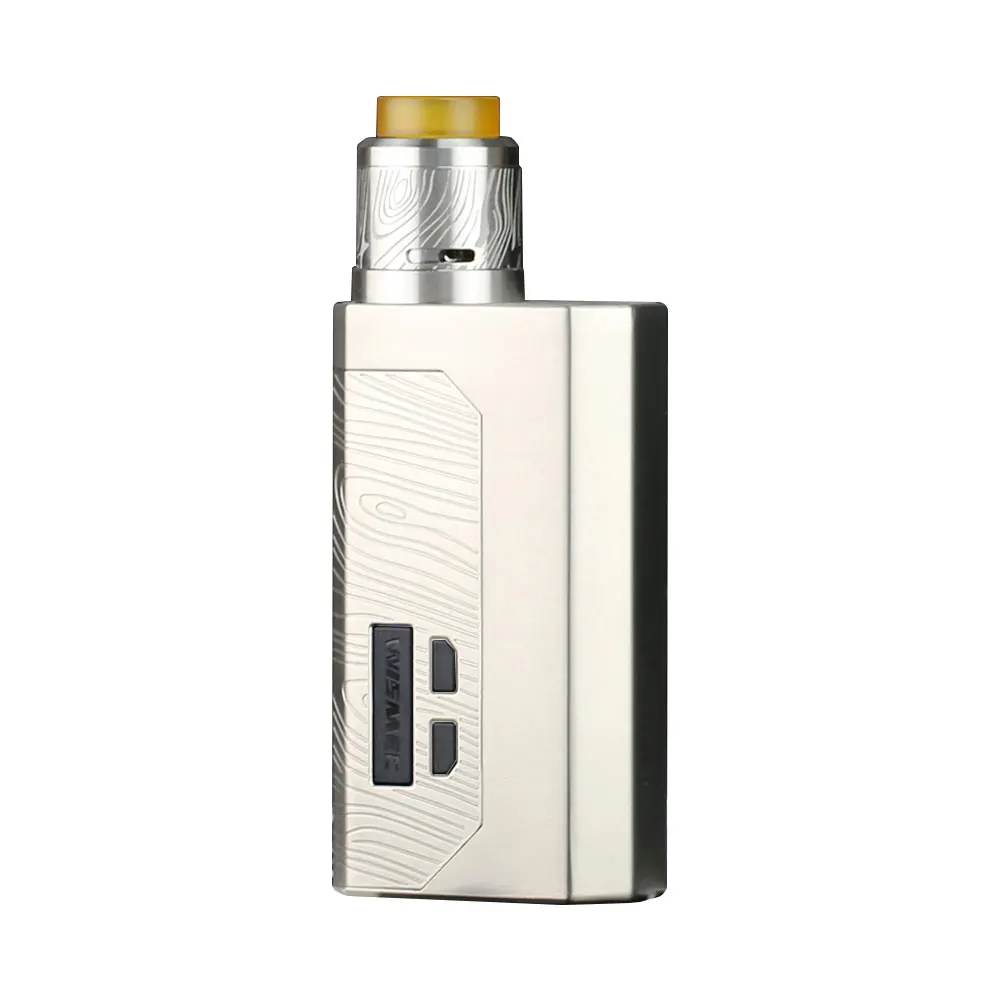 Комплект Wismec Luxotic MF Box с 24 мм гильотинным RDA баком и 7 мл Squonk Bottle No 18650 Батарейный блок Mod VS Drag 2/gen Kit - Цвет: silver no screen