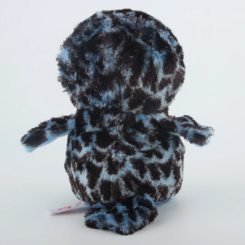 Ty Beanie Яго голубая сова плюшевая, игрушка кукла-животное 15 см