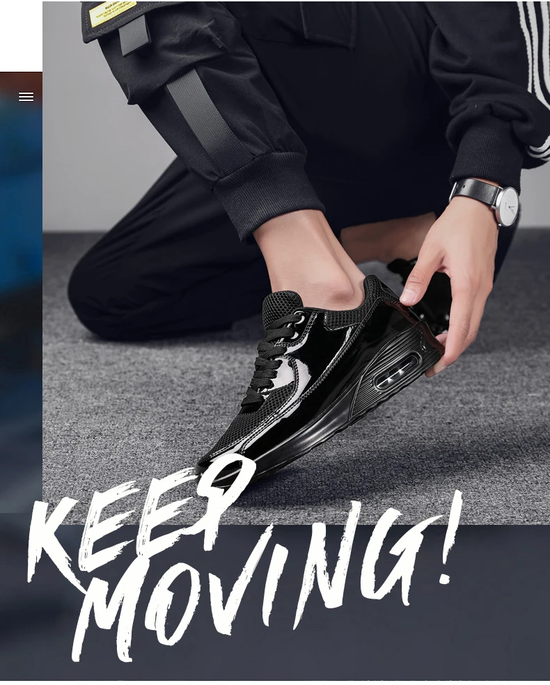  RECOISIN 2019 Spring Shoes Men sneakers Lace-up Athletic Trainers Zapatillas Sports Male Running Shoes Walking Man Sneakers (1)