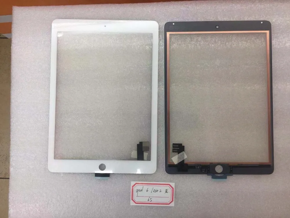 Шт. 1 шт. Оригинальный сенсорный экран дигитайзер для iPad Air 2 6 A1566 A1567 панель