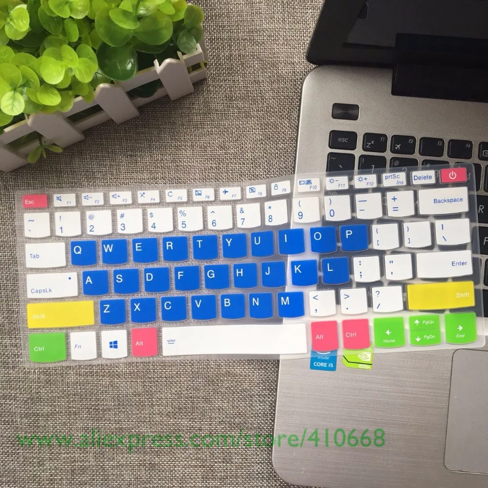 color negro Funda protectora para teclado para Lenovo Yoga 720 15 520s 14 Flex 5 14 Flex 5 15 ideapad 120s 14 pulgadas