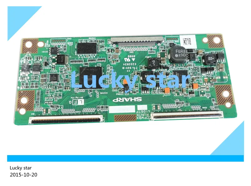 

98% new good working High-quality original for board E222034 CPWBX RUNTK 4106TP T-con logic board 2pcs/lot