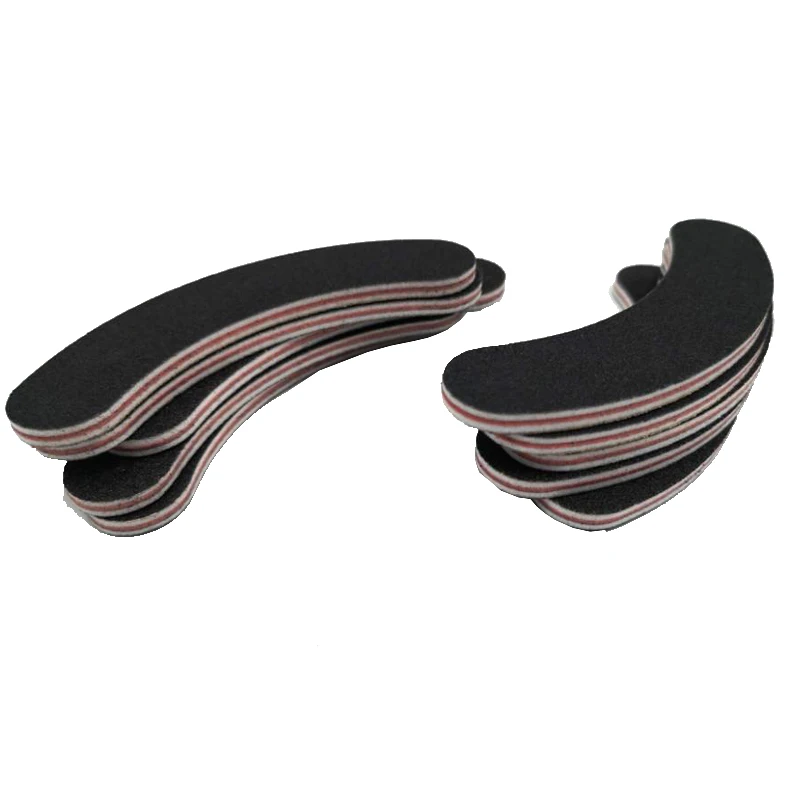 Lixa de Unhas Lixa de Unha Ferramentas de Beleza Lote 180 Dobrado Diamante Preto Profissional Lustrando Lixa Polonês Hot 50 Pçs - 100 15 Cheap Lixas e polidores de unha