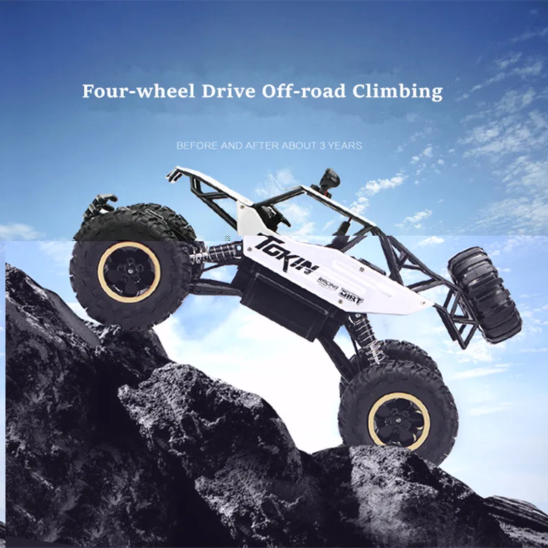 Veículo de Controle Remoto de Alta Elétrico do rc de Buggy Carro 4wd Velocidade 2.4 Ghz Brinquedos Monster Truck Off-road Infantis Presente Surpresa rc 1 - 12 7 Brinquedos Monster Truck Elétrico DO RC De