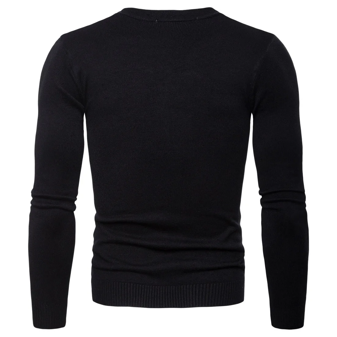 2019 Новый мужской свитер осень с длинным рукавом v-образный вырез однотонный кардиган мужской s Повседневный свитер 7 цветов качество для