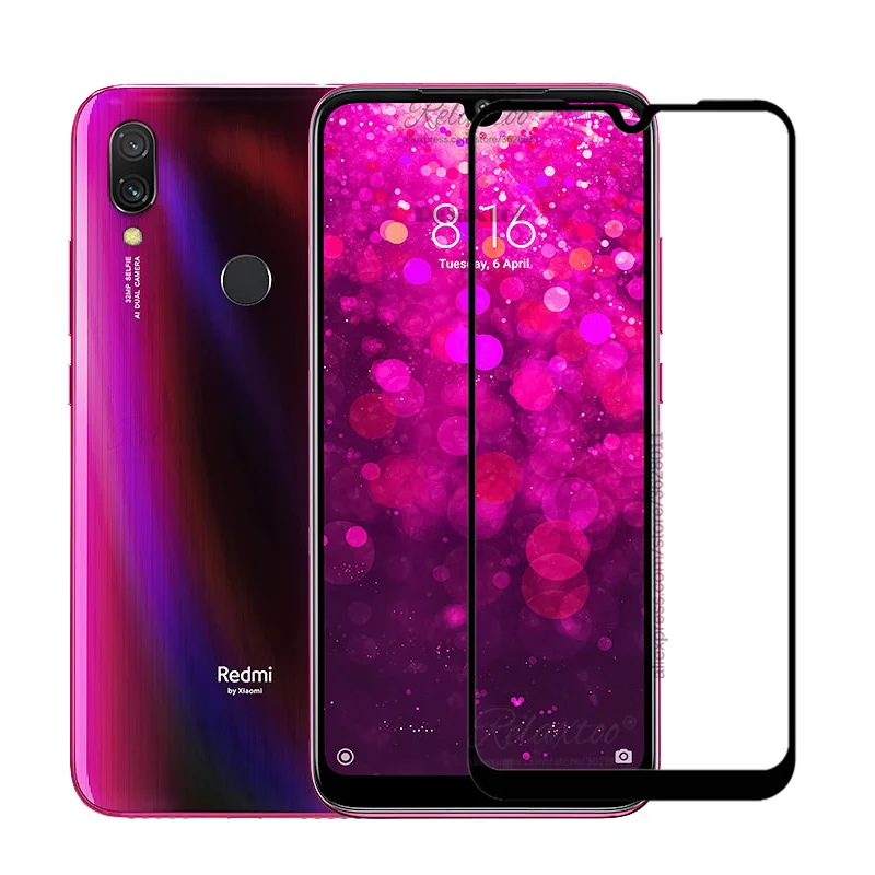 2.5D 9H закаленное стекло для Redmi Y3 полное покрытие Защита экрана Защитная пленка на